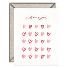Load image into Gallery viewer, I Love You Hearts Card