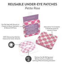 Load image into Gallery viewer, Petite Rose Reusable Under-Eye Patches