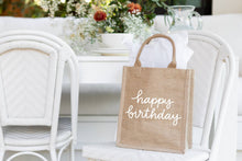 Load image into Gallery viewer, Reusable Gift Tote - Happy Birthday