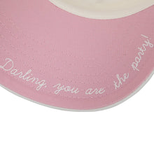 Load image into Gallery viewer, Big Bow Energy Hat - White with Pink Bow