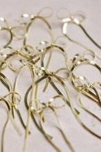 Load image into Gallery viewer, Maxi Gold Duster Bow Earrings