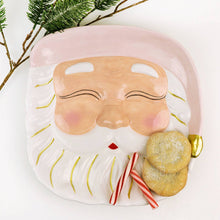 Load image into Gallery viewer, Pink Santa Platter
