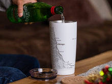 Load image into Gallery viewer, Ashland, Holliston or Hopkinton Town Map 20oz Travel Tumbler