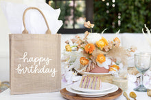Load image into Gallery viewer, Reusable Gift Tote - Happy Birthday