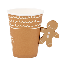 Load image into Gallery viewer, Gingerbread Handled Paper Cup