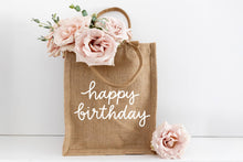 Load image into Gallery viewer, Reusable Gift Tote - Happy Birthday