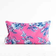 Load image into Gallery viewer, Lavender and Rice Weighted Eye Mask Pillow - Hot Pink and Blue