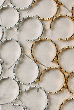 Load image into Gallery viewer, Hammered Silver Scalloped Hoop Earrings