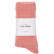 Load image into Gallery viewer, Cozy Cloud Socks - Rosette Pink