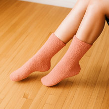 Load image into Gallery viewer, Cozy Cloud Socks - Rosette Pink
