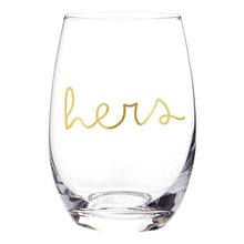 Load image into Gallery viewer, Glassware Set - His/Hers