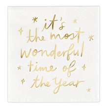 Load image into Gallery viewer, Santa Barbara Design Studio by Creative Brands - Ceramic Napkin Tray + Napkins - The Most Wonderful Time