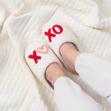 Load image into Gallery viewer, Fuzzy Slippers - XOXO