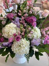 Load image into Gallery viewer, Light Pink and Lavender Sympathy Basket