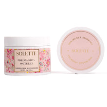 Load image into Gallery viewer, Pink Sea Salt + Water Lily Whipped Creme Body Cleanser