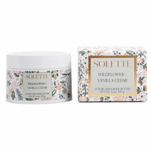 Load image into Gallery viewer, Wildflower + Vanilla Cedar Luxury Shea Body Butter