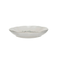 Load image into Gallery viewer, Stoneware Bowl w/ Bow Wreath & Gold Electroplating, Multi Color