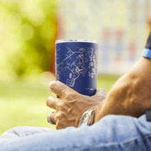 Load image into Gallery viewer, Ashland, Holliston or Hopkinton Town Map 20oz Travel Tumbler