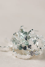 Load image into Gallery viewer, Hammered Silver Scalloped Hoop Earrings