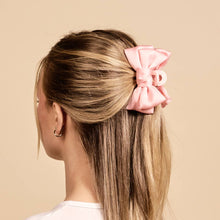 Load image into Gallery viewer, Mini Satin Bow Claw Clip - Blush