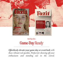Load image into Gallery viewer, Red Spirit Speckles Makeup Patches - Team Spirit Collection