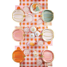 Load image into Gallery viewer, Happy Fall Foil Round Paper Plates - 8ct