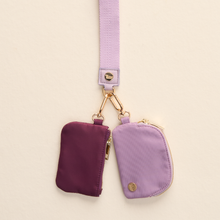 Load image into Gallery viewer, Dynamic Duo Pouch Wristlet - Lilac