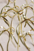 Load image into Gallery viewer, Maxi Gold Duster Bow Earrings