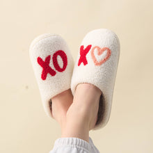 Load image into Gallery viewer, Fuzzy Slippers - XOXO