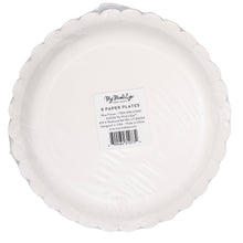 Load image into Gallery viewer, Round Blue Flower 8" Plate