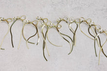 Load image into Gallery viewer, Maxi Gold Duster Bow Earrings