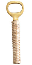 Load image into Gallery viewer, Bottle Opener with Bamboo Wrapped Handle