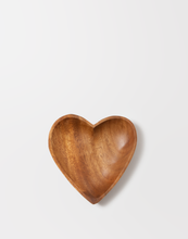 Load image into Gallery viewer, Acacia Wood Heart Tray - 3 Sizes
