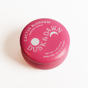 Cactus Flower Mini Tin Candle