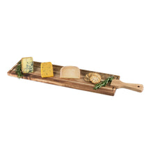 Load image into Gallery viewer, Rustic Farmhouse Acacia Wood Tapas Board by Twine Living®
