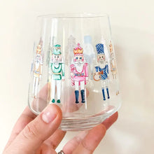 Load image into Gallery viewer, Nutcracker Stemless Wine Glass
