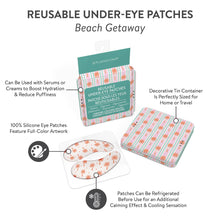 Load image into Gallery viewer, Beach Getaway Reusable Under-Eye Patches
