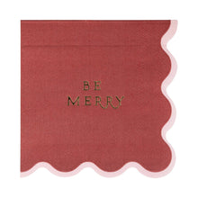 Load image into Gallery viewer, Be Merry Napkin Set
