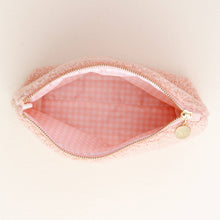 Load image into Gallery viewer, Pink Teddy Pouch - Hearts
