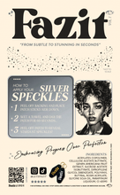 Load image into Gallery viewer, Silver Stardust Speckle Makeup Patches
