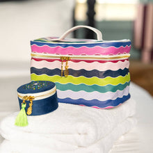 Load image into Gallery viewer, Simplified by Emily Ley - Leatherette Train Case Set - Rainbow Row
