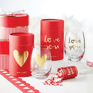 Heart Wine Glass