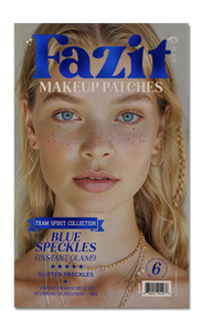 Blue Spirit Speckles Makeup Patches - Team Spirit Collection