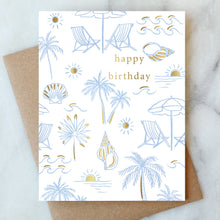 Load image into Gallery viewer, Beachy Birthday Greeting Card
