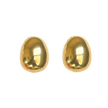 Load image into Gallery viewer, Gold Gumdrop Minimalist Earrings
