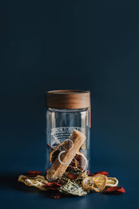 Strawberry Shrub Cocktail Infusion Jar