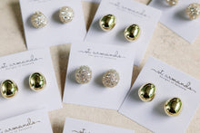 Load image into Gallery viewer, Pave Crystal Gumdrop Earrings
