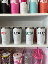 Load image into Gallery viewer, 20oz Zip Code Tumblers
