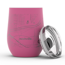 Load image into Gallery viewer, Ashland Town Map 12 oz Wine Tumbler
