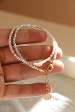 Load image into Gallery viewer, Petite Crystal Double Wrap Bracelet - Alabaster
